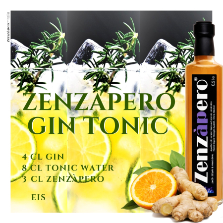 Zenzàpero - alkoholfreier Ingwer-Orangen Aperitif